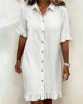 Emma™ | Effortless Button-Front Dress