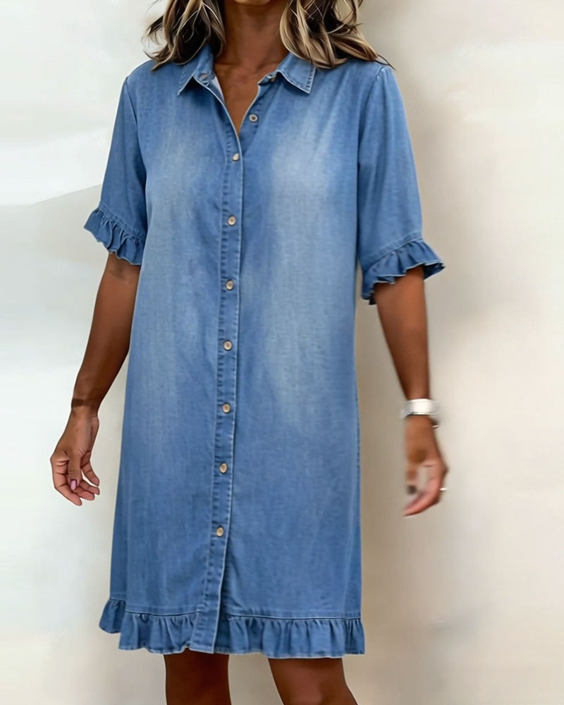 Emma™ | Effortless Button-Front Dress
