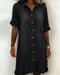 Emma™ | Effortless Button-Front Dress