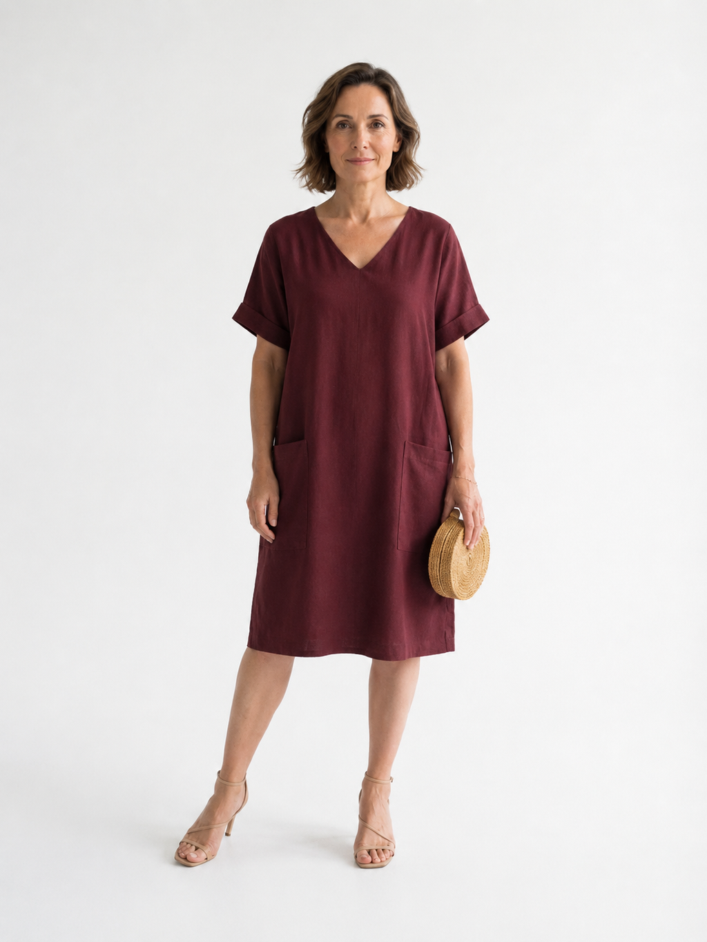 Deep Merlot Dress