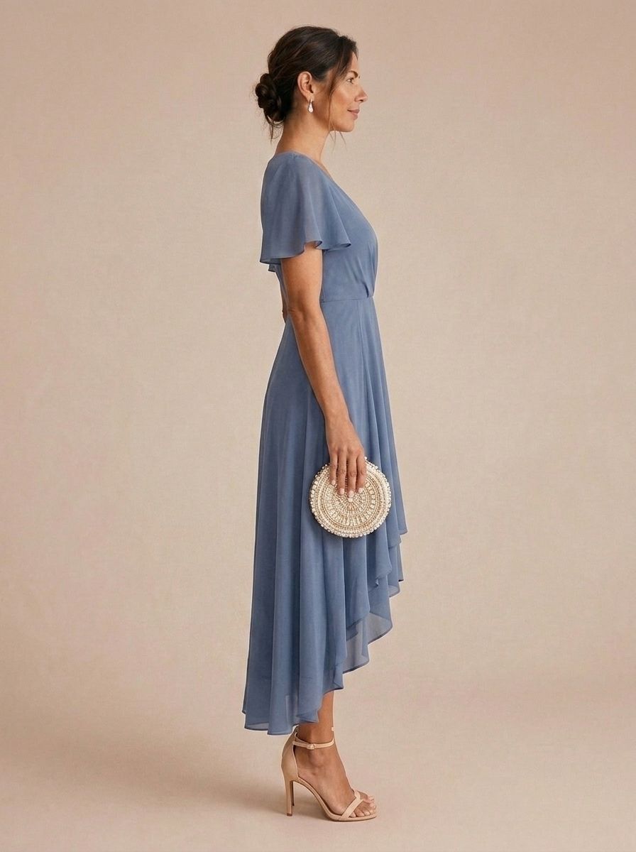 Azure Petal Dress