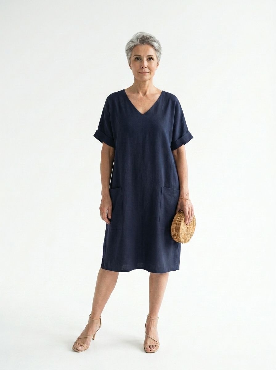 Navy Muse Dress
