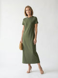 Tuscan Olive Dress