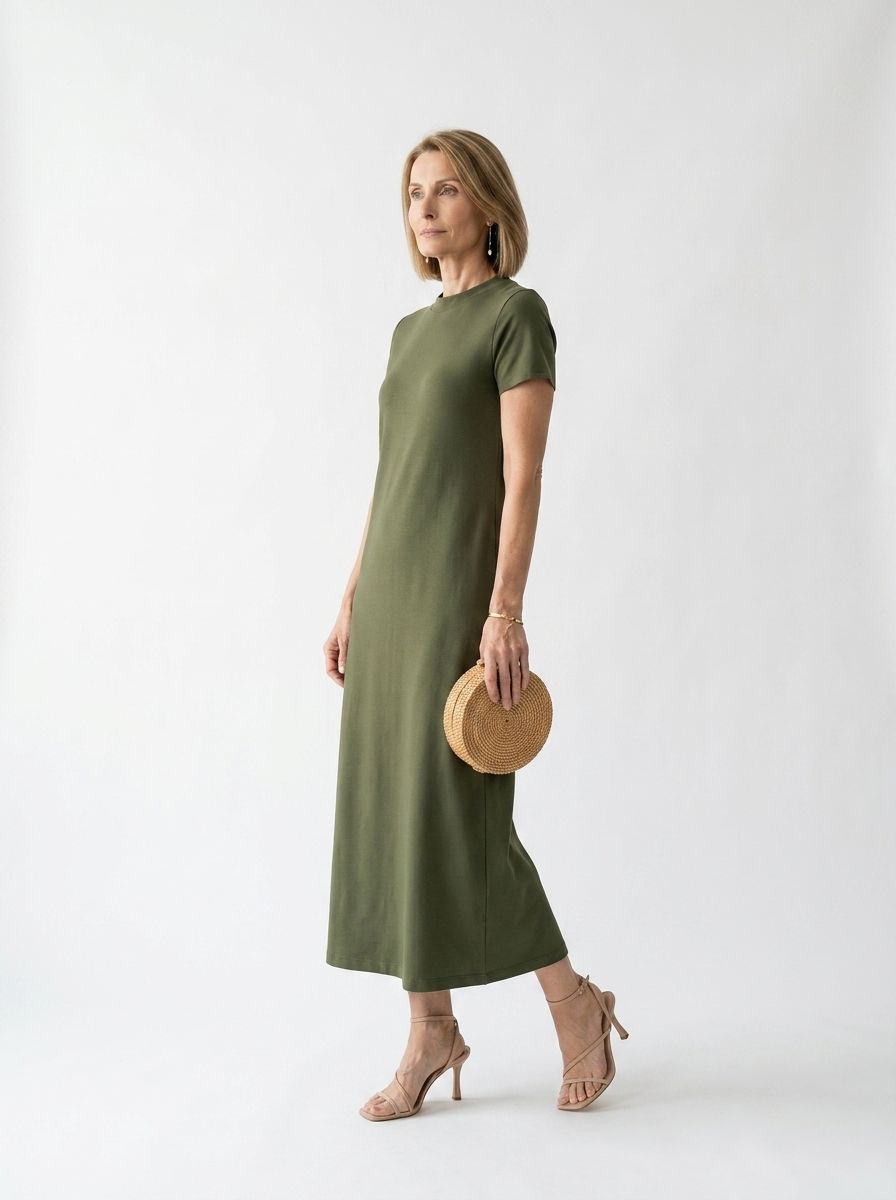 Tuscan Olive Dress
