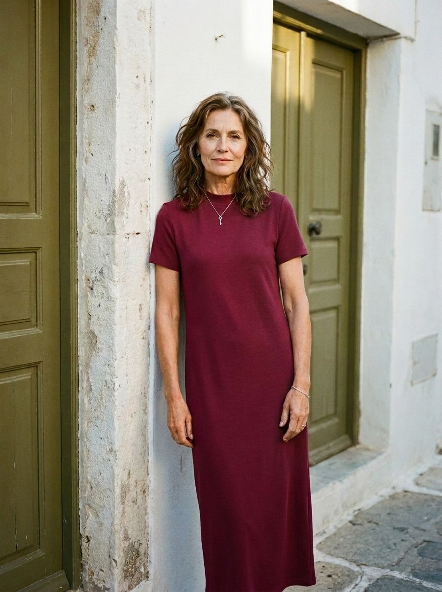 Bordeaux Nights Dress