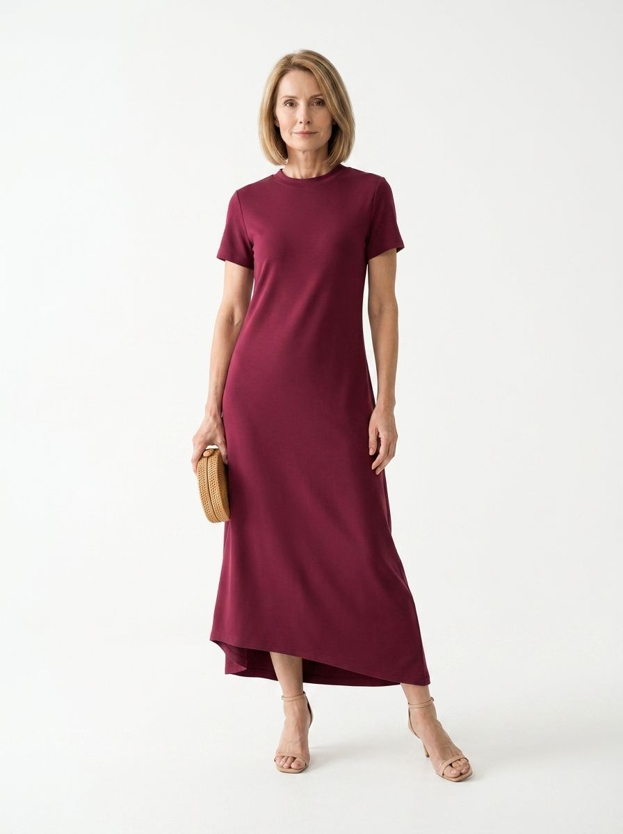 Bordeaux Nights Dress